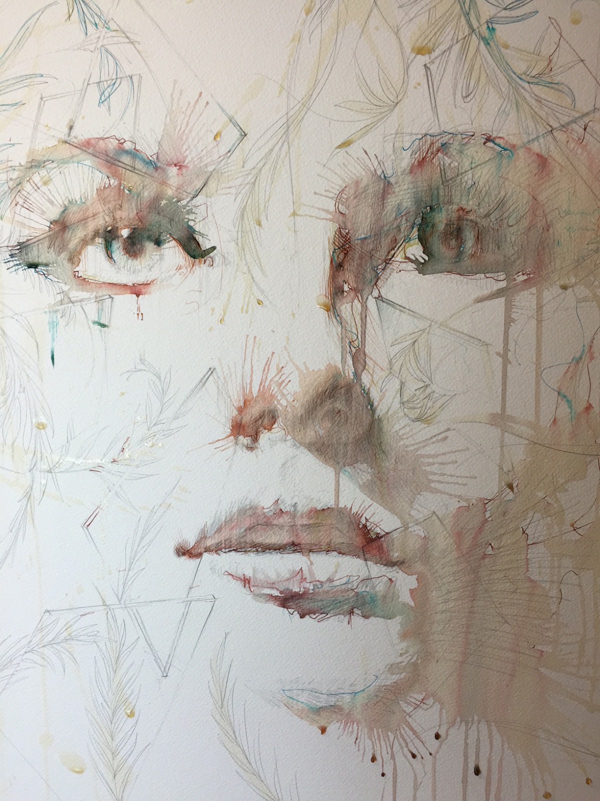 Just out of reach, detail by Carne Griffiths